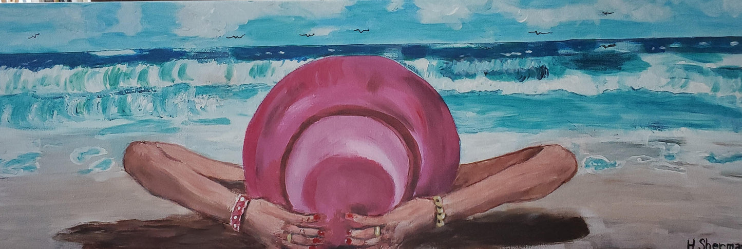 Relaxing on the Beach