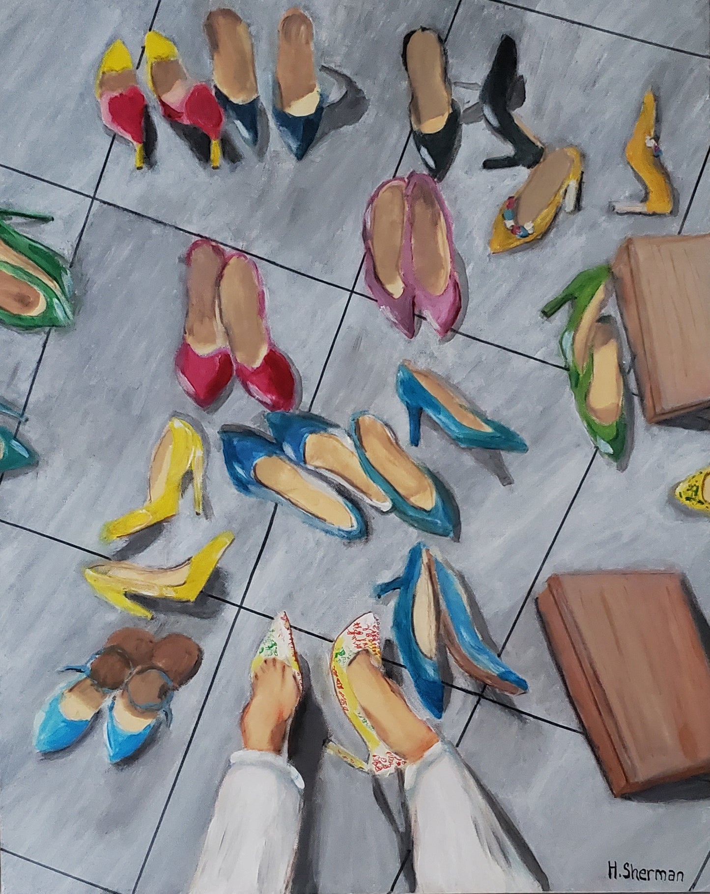Shoes Galore on the Floor