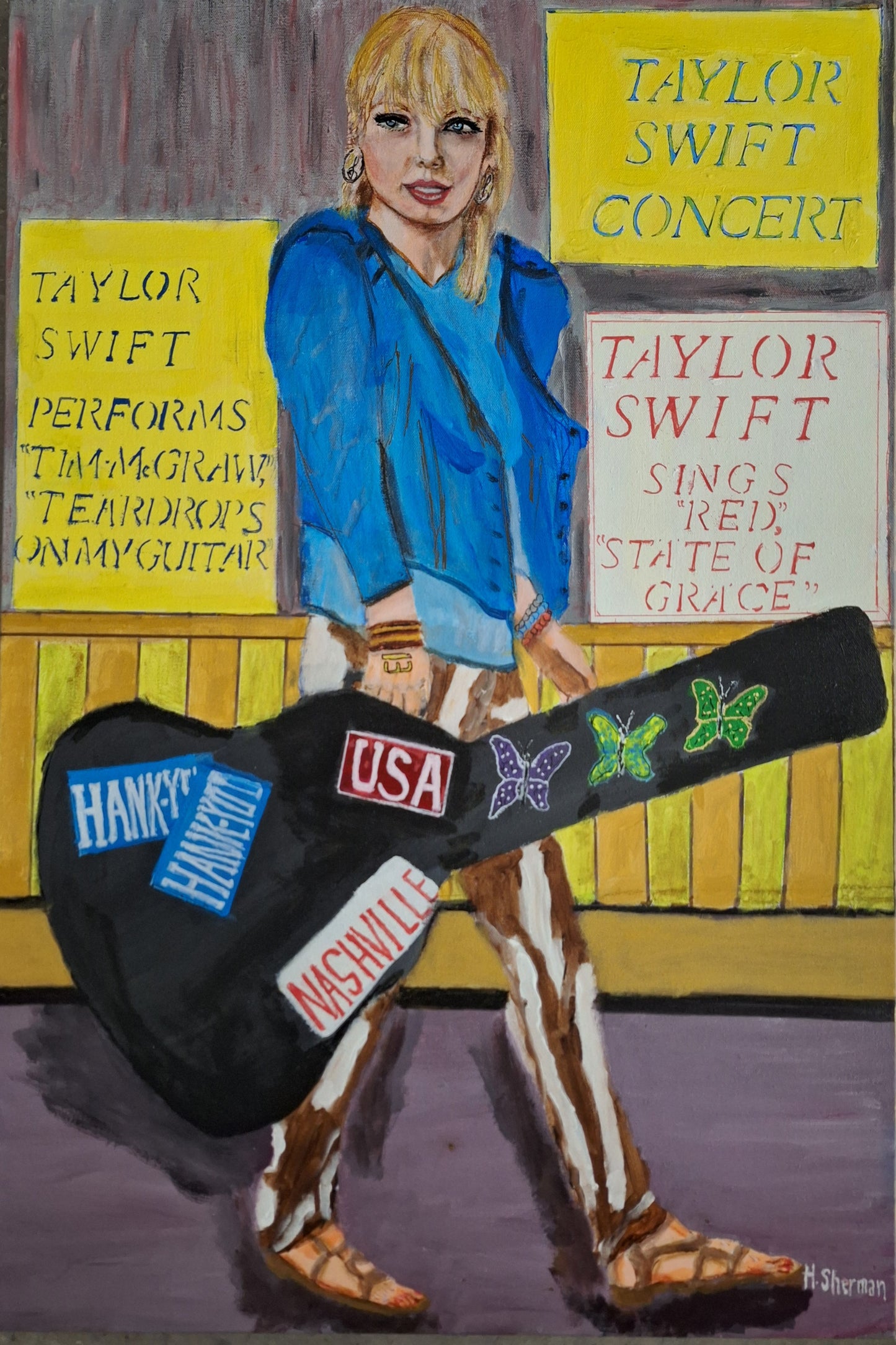 Taylor Swift Walking